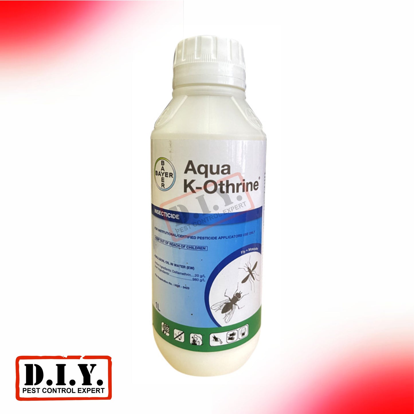 Aqua K-Othrine | Deltamethrin | Mosquito Dengue | Malaria Control | Fly Control - 1 liter