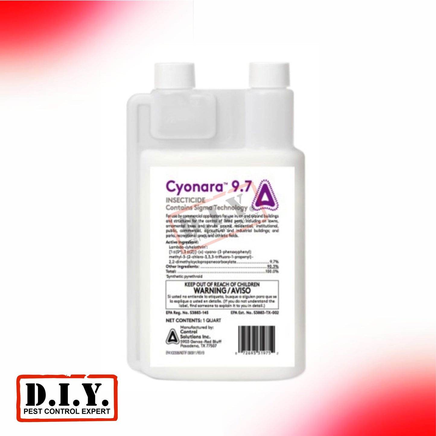 CYONARA 9.7 CS | LAMDA-CYHALOTHRIN | PEST CONTROL - 1 liter
