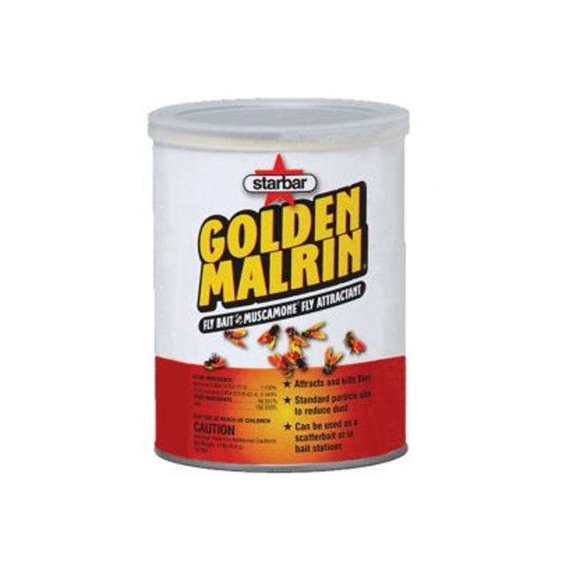 Starbar Golden Malrin Fly Bait | Methomyl + Z-9 Tricosene - 1 kilo