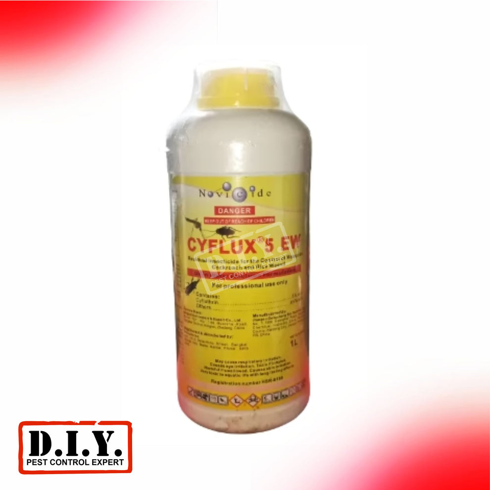 Cyflux 5 EW | Cyfluthrin | Pest Control | Stored Product Pest - 1 lite ...