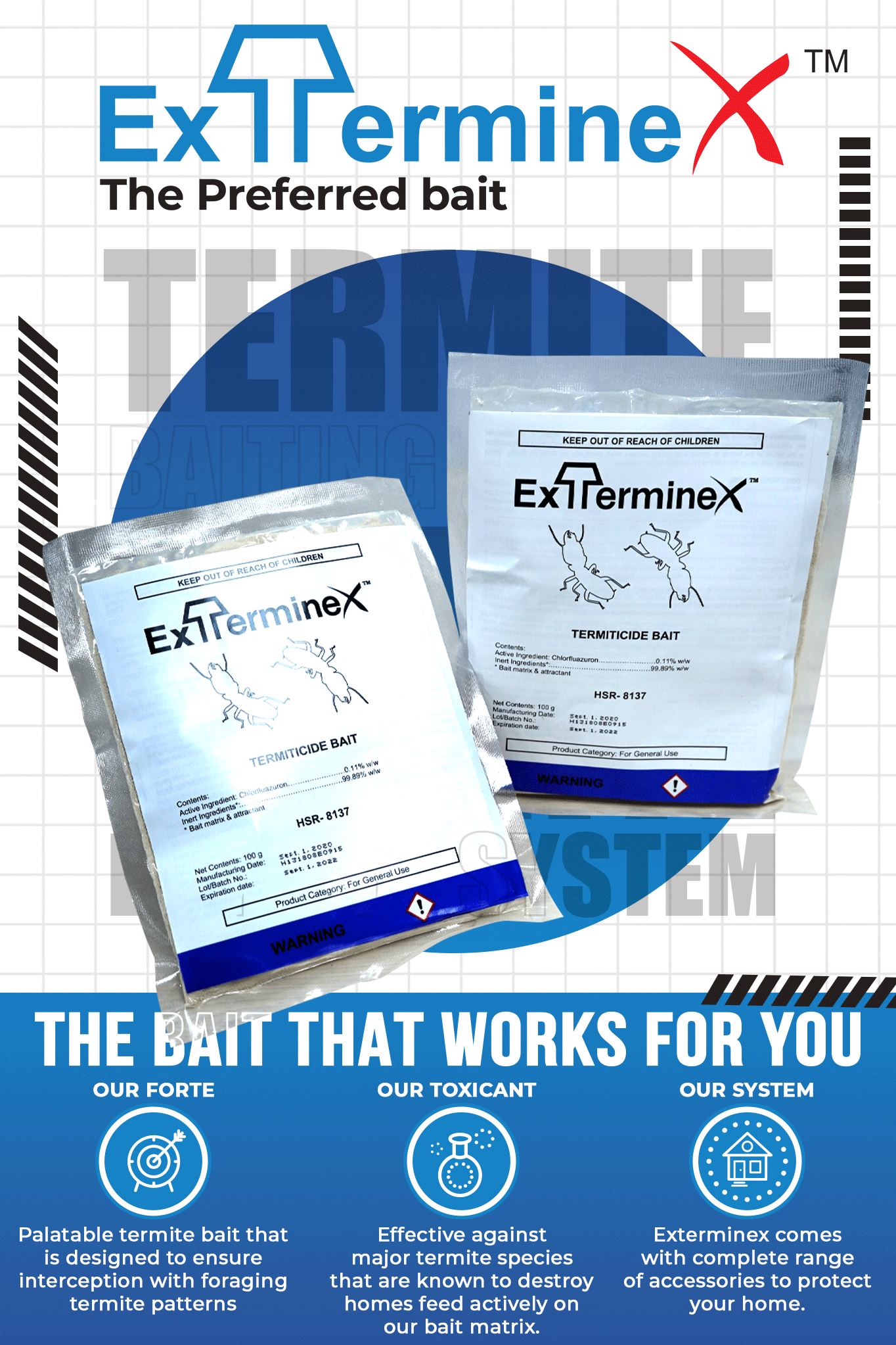 Exterminex Termite Bait - Chlorfluazuron – DIY Pest Control Expert