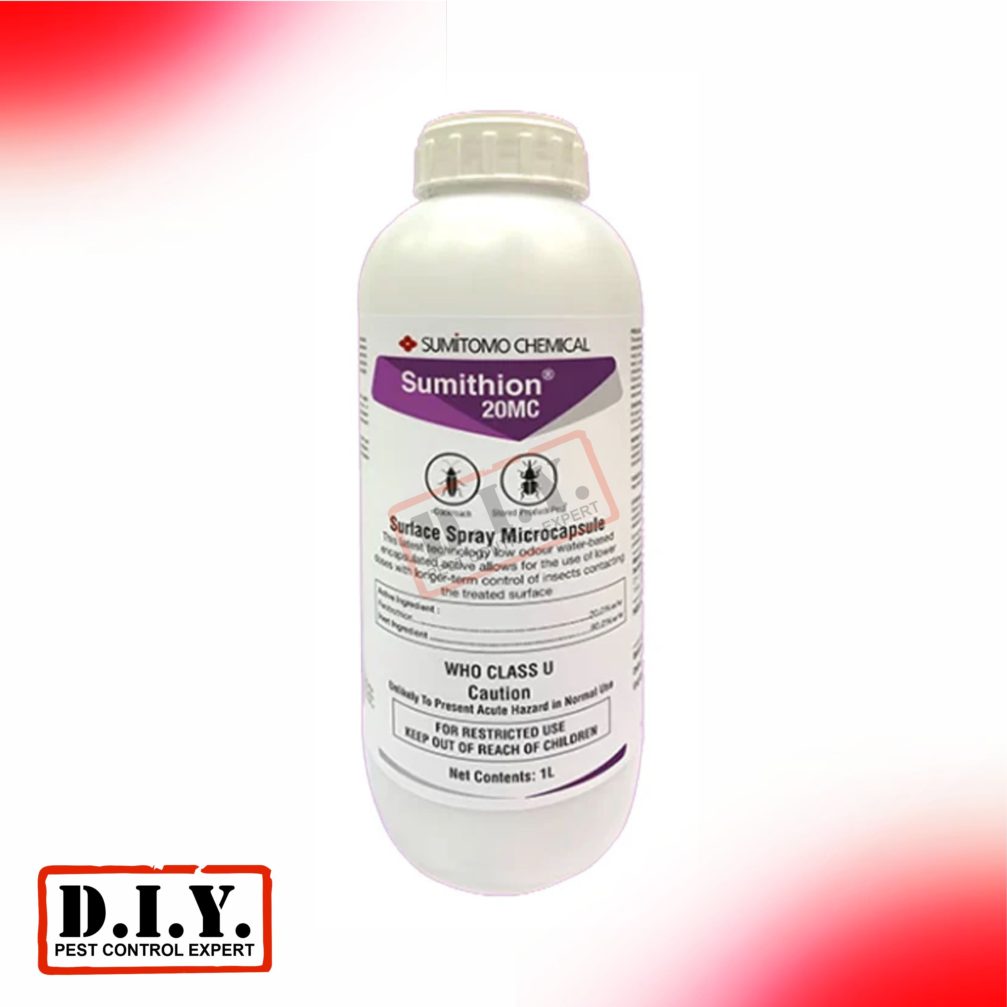 SUMITHION 20 CS | FENITROTHION | GENERAL PEST CONTROL - 1 liter – DIY ...
