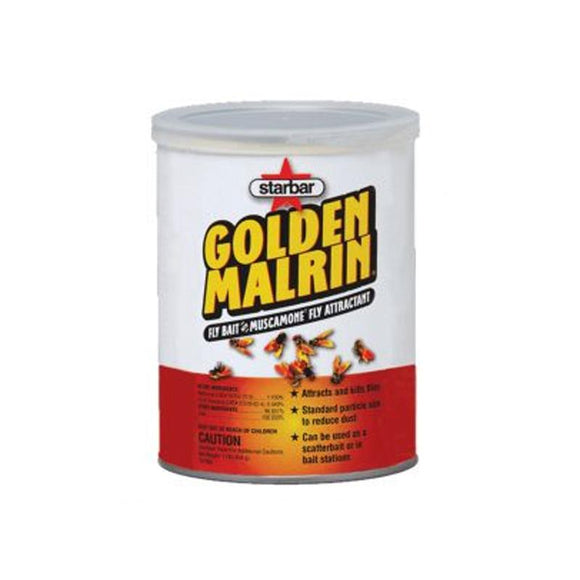 Starbar Golden Malrin Fly Bait |  Methomyl + Z-9 Tricosene - 1 kilo