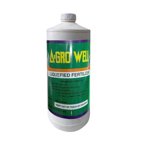 Agro Well Liquefied Foliar Fertilizer | Foliar Fertilizer | Nitrogen | Phosphate | Potassium - 1 liter